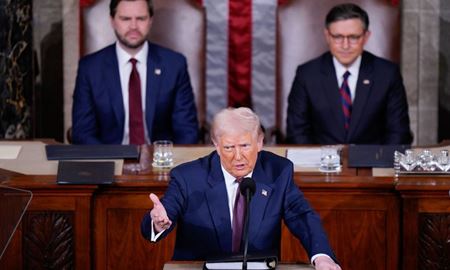 ترامپ در کنگره:  ترجیح می‌دهم مسائل با ایران از طریق دیپلماسی حل شود