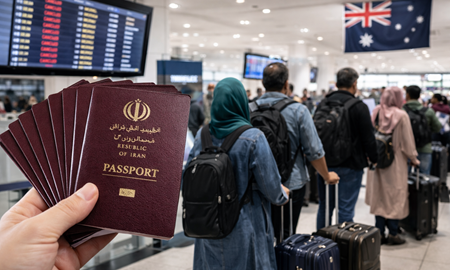 ممنوعیت ورود گردشگران ایرانی به استرالیا؛ بیش از ۷ هزار دارنده ویزا بلاتکلیف شدند