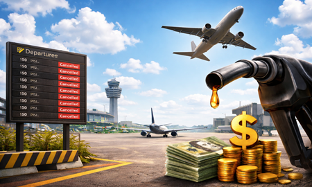 گرانی سوخت، پروازها را کم کرد؛ افزایش قیمت بلیت در راه است