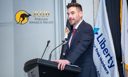 حضور مت گرگ، نماینده فدرال استرالیا در «پرشین آوارد نایت ۲۰۲۶»؛ تأکید بر نقش ایرانیان در کارآفرینی و جامعه استرالیا