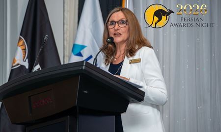 حضور پرو کاتس، عضو شورای شهر وایت‌هورس در «پرشین آوارد نایت ۲۰۲۶»؛ تقدیر از جامعه ایرانی و تأکید بر همراهی با آنان